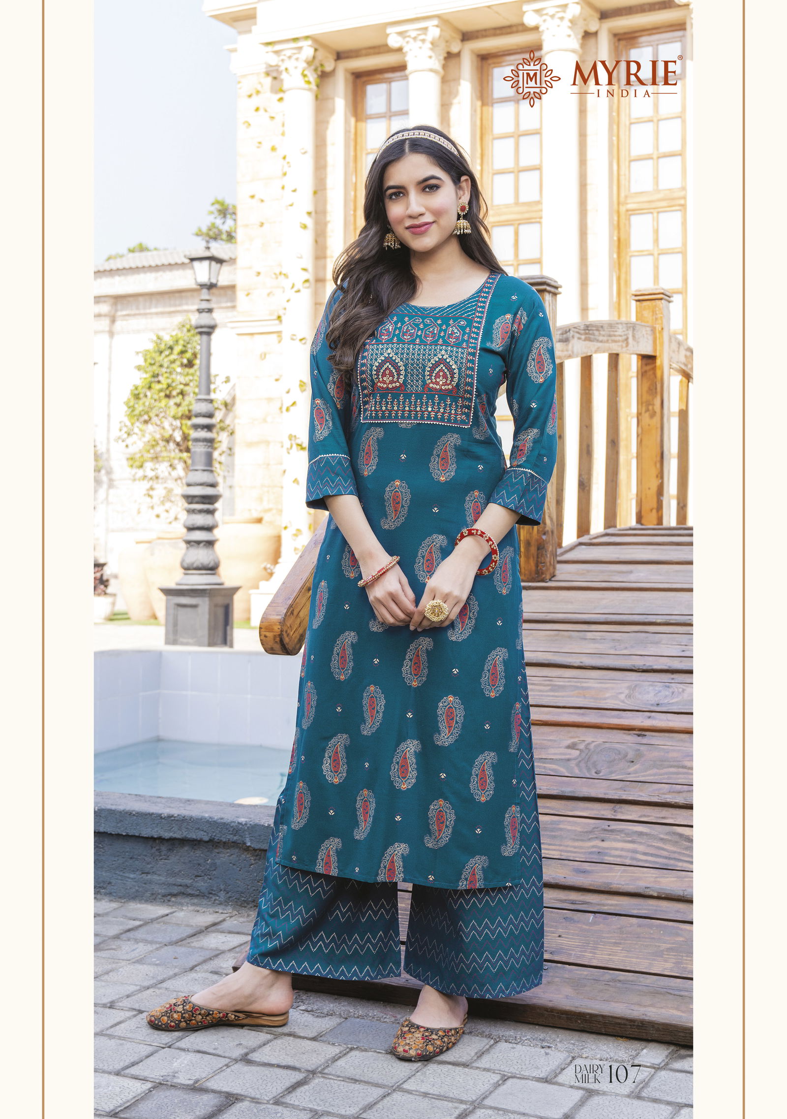 Myrie Dairy Milk Wholesale Printed Kurtis With Bottom Catalog